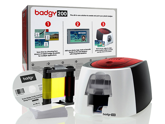 Принтер для пластиковых карт Evolis Badgy200